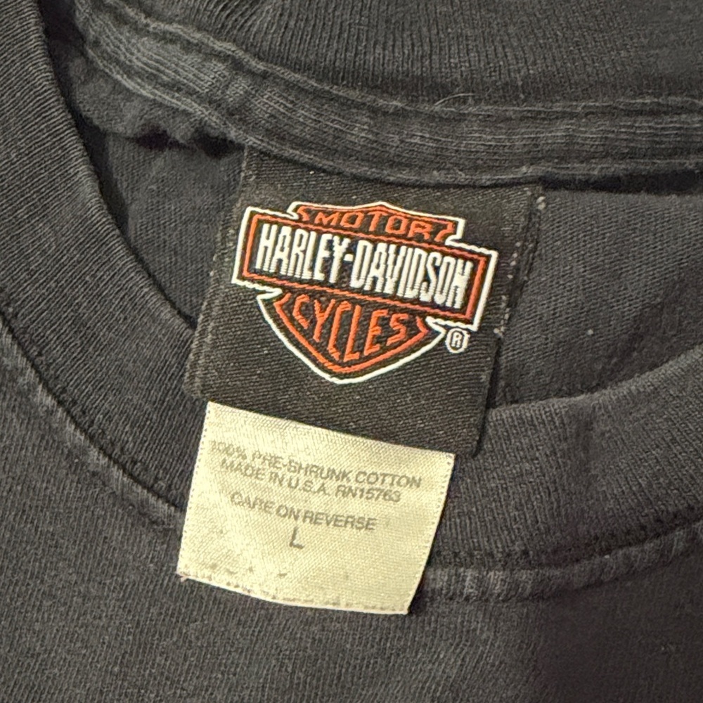 Harley-Davidson Smoky Mountain Dragon Tee Size Large. 2007 - Picture 6 of 8